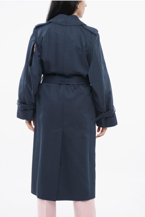  겐조 코트 FE52MA072 9OV 77 Blue - KENZO