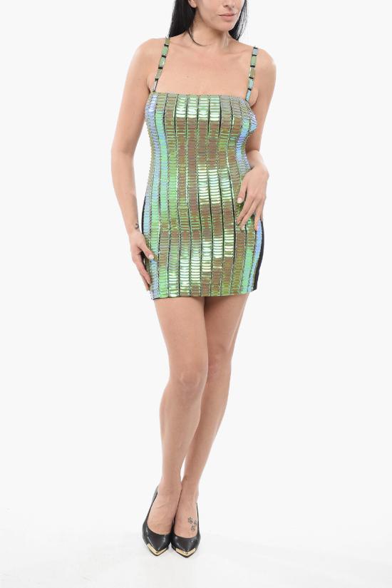  디 아티코 숏 원피스 236WCA196H111 527 Green