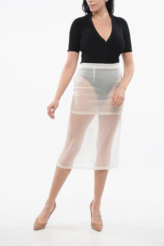  슈퍼 블론드 롱 스커트 SKIRTTTEX22 White - SUPER BLOND