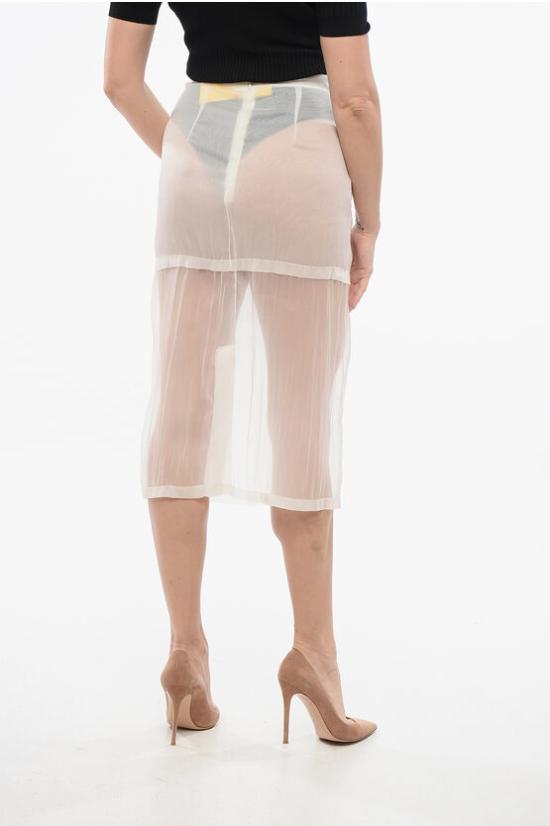  슈퍼 블론드 롱 스커트 SKIRTTTEX22 White - SUPER BLOND