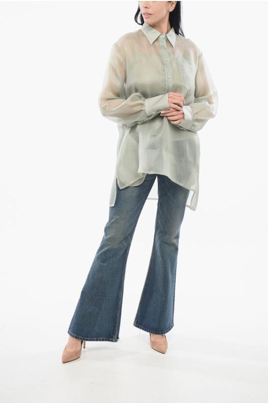  슈퍼 블론드 블라우스 SHIRTVTANKTOPCOL17 Green - SUPER BLOND