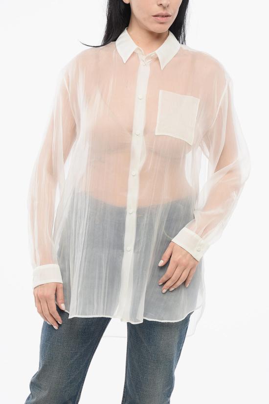  슈퍼 블론드 블라우스 SHIRTTOPTROTEX22 White