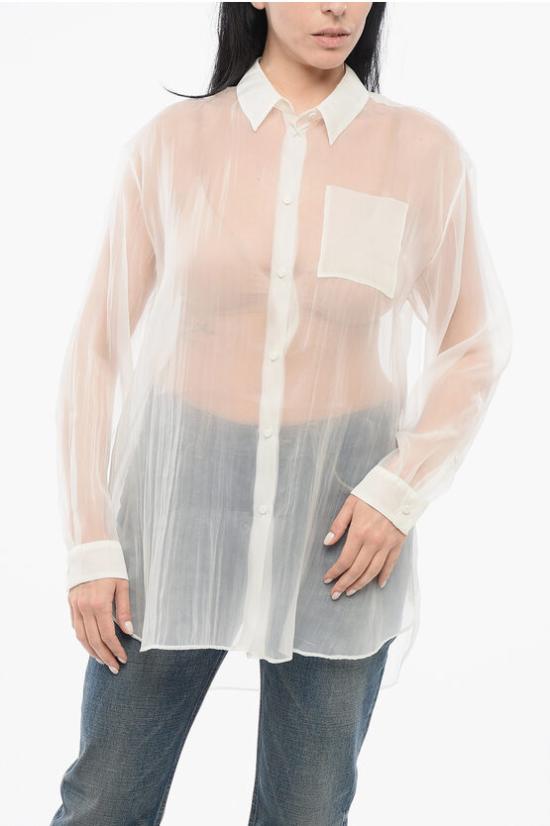  슈퍼 블론드 블라우스 SHIRTTOPTROTEX22 White