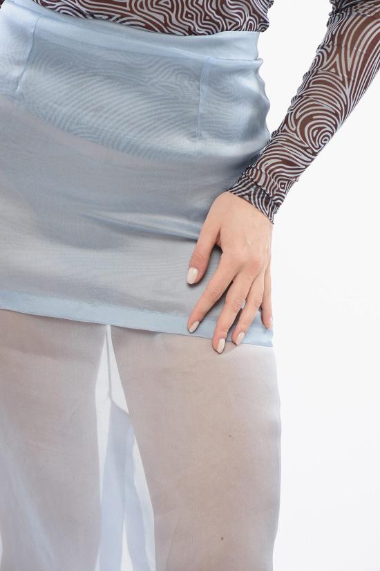  슈퍼 블론드 롱 스커트 SKIRTTTEX22A Light blue - SUPER BLOND