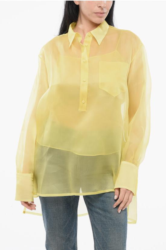  슈퍼 블론드 블라우스 SHIRTVTANKTOPGIALLO Yellow