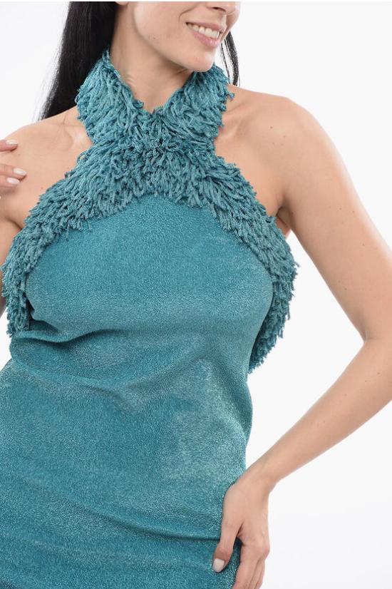  보테가베네타 숏 원피스 685022V1NF0 4315 Blue - BOTTEGA VENETA