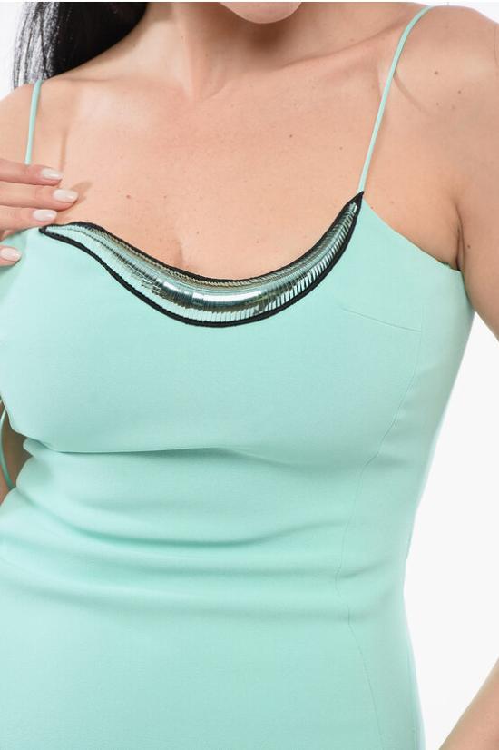  데이비드 코마 롱 원피스 RE24DK24DAPL AA Green - DAVID KOMA