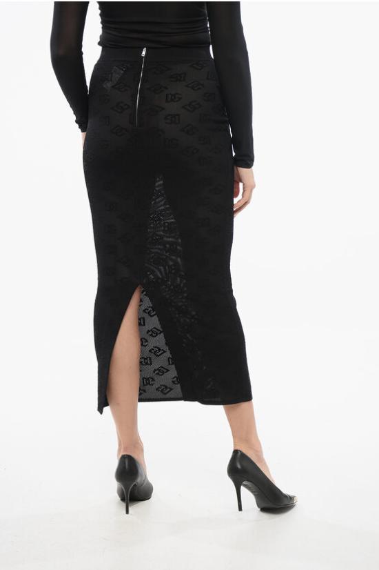  돌체앤가바나 스커트 FXO04T JFMAL N0000 Black - DOLCE & GABBANA