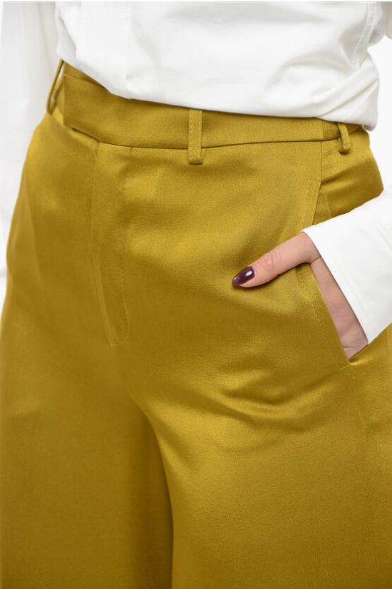  생로랑 스트레이트 팬츠 735726Y3G36 3203 Yellow - SAINT LAURENT