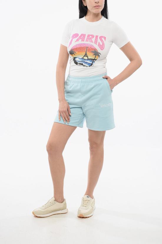  베르사체 숏팬츠 1014301 1A10157 2UQ80 Light blue - VERSACE