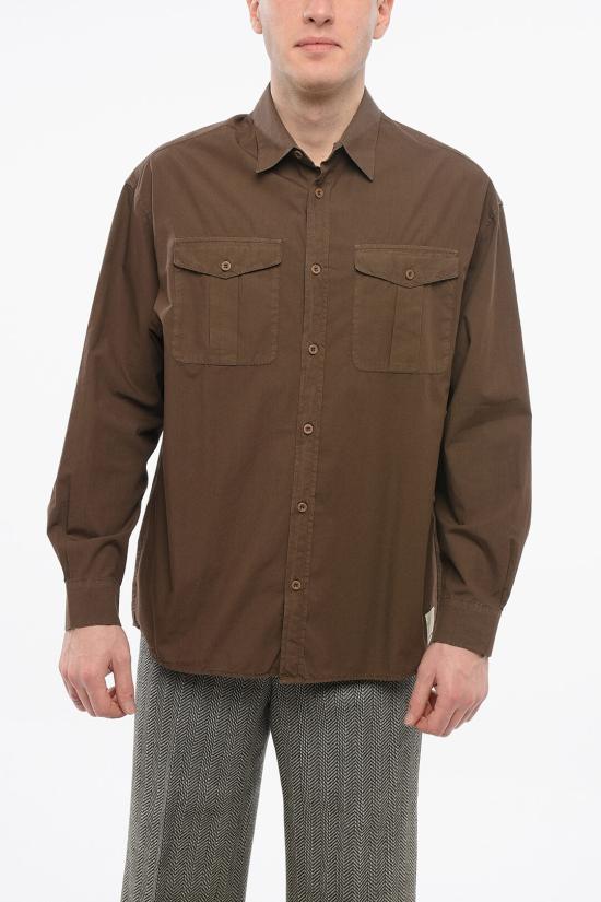  알마니 긴팔 셔츠 3D1C7F1K2RZ04B0 Brown