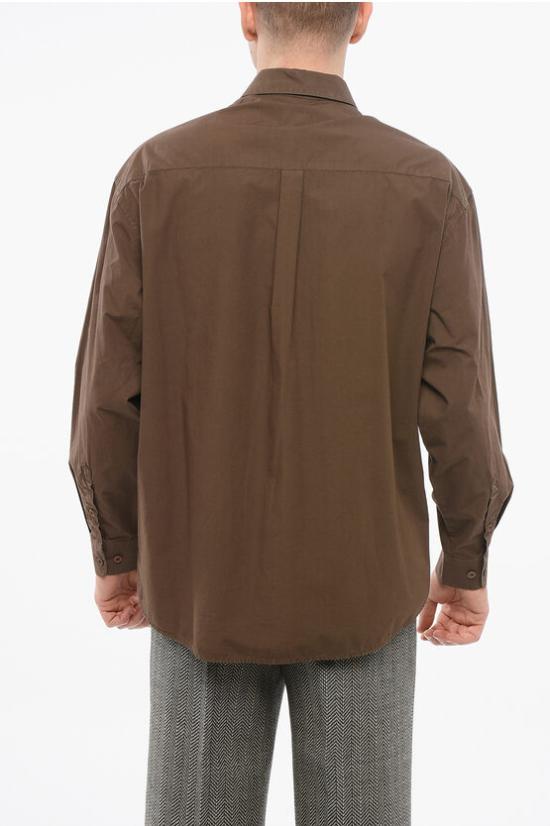  알마니 긴팔 셔츠 3D1C7F1K2RZ04B0 Brown - ARMANI