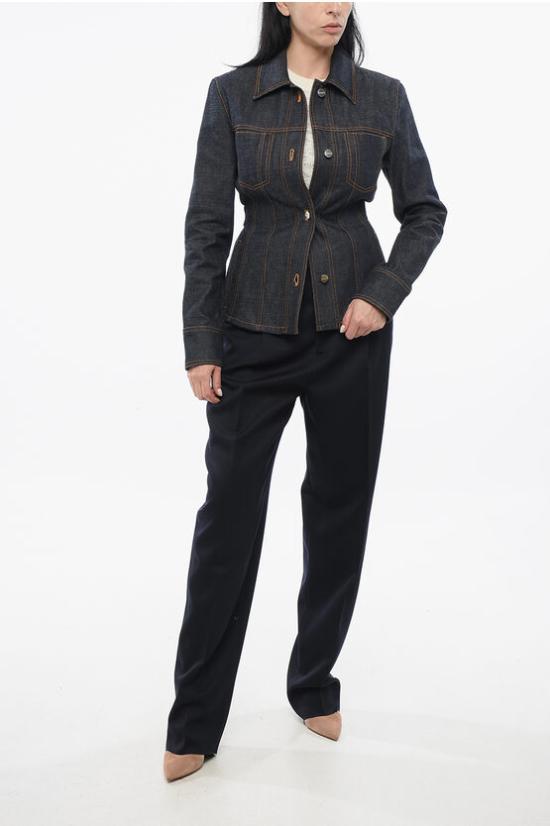  살바토레 페라가모 데님 자켓 0770553CO DE Blue - SALVATORE FERRAGAMO