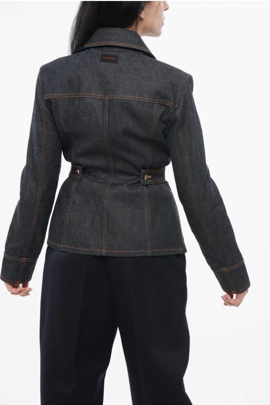  살바토레 페라가모 데님 자켓 0770553CO DE Blue - SALVATORE FERRAGAMO