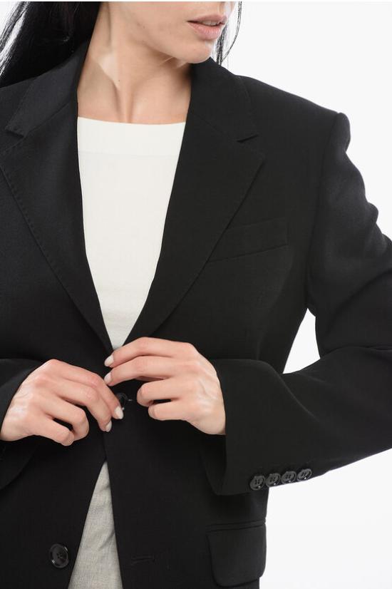  아미 수트 자켓 FBV303WV0039 001 Black - AMI