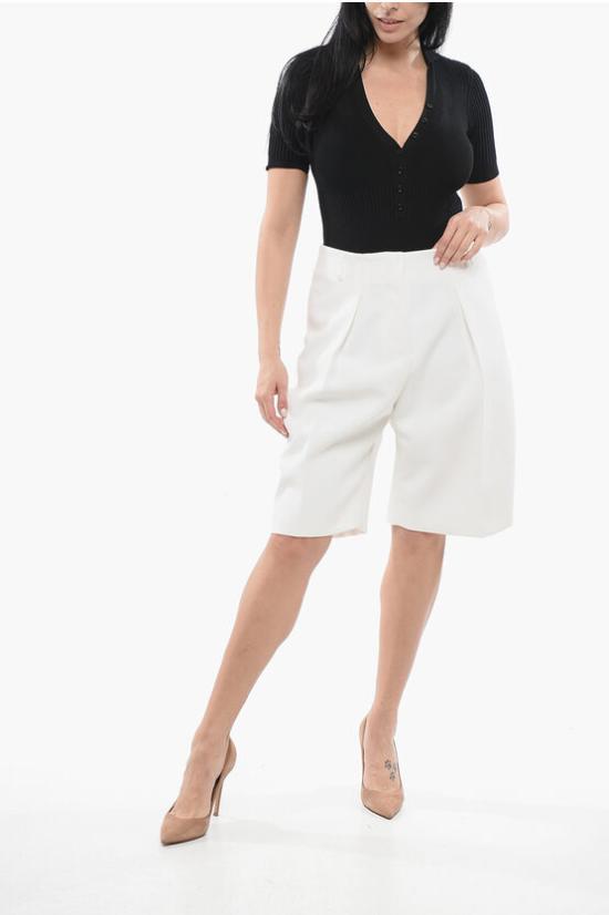  자크뮈스 숏팬츠 24E241PA0811526 100 White - JACQUEMUS