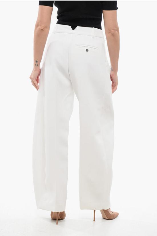  자크뮈스 스트레이트 팬츠 24E241PA0791526100 White - JACQUEMUS