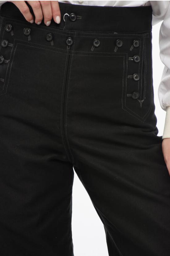  마르지엘라 스트레이트 팬츠 S29KA0387M35095900 Black - MAISON MARGIELA