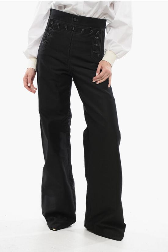  마르지엘라 스트레이트 팬츠 S29KA0387M35095900 Black