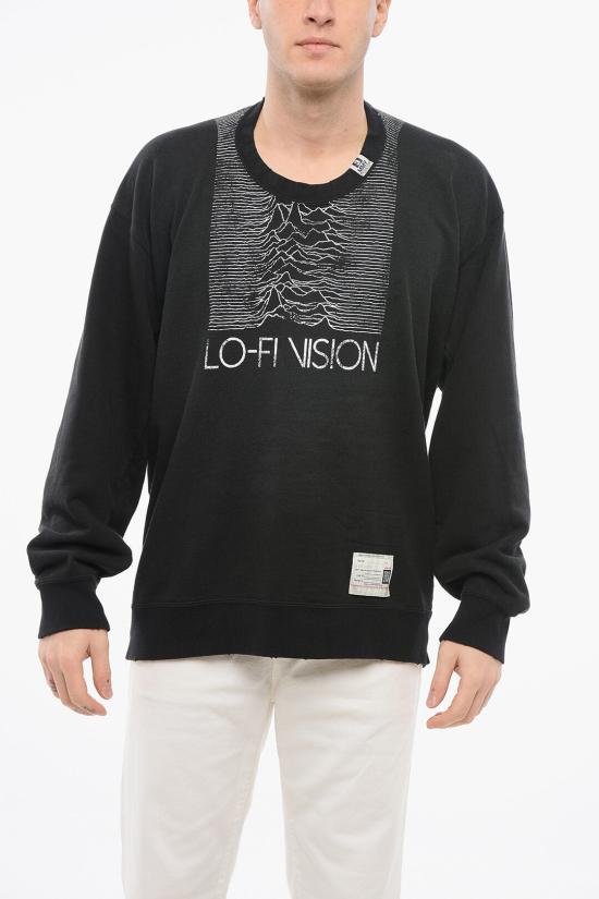  메종 미하라 야스히로 긴팔 티셔츠 A12PO582CO BLK Black