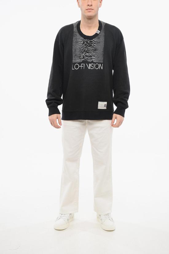 메종 미하라 야스히로 긴팔 티셔츠 A12PO582CO BLK Black - MAISON MIHARA YASUHIRO