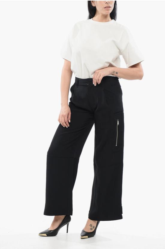  아미 스트레이트 팬츠 FTR301 AC0009 001 Black - AMI