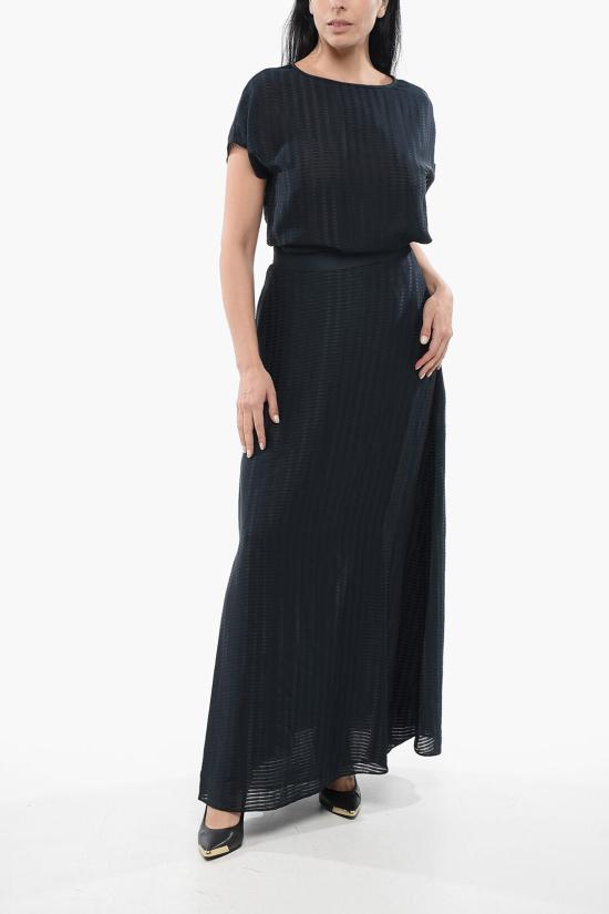  알마니 롱 스커트 E3NN1D F9912 927 Blue - ARMANI