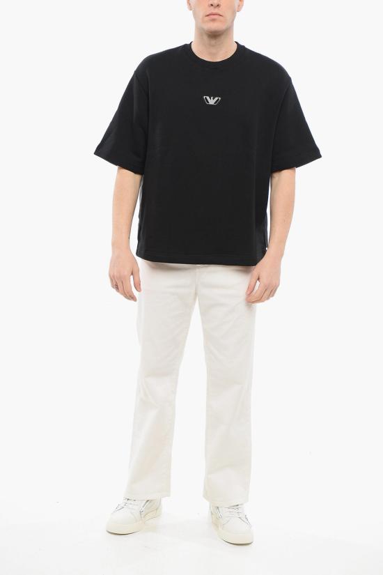  알마니 반팔 티셔츠 3D1T6Z 1J6IZ 0999 Black - ARMANI