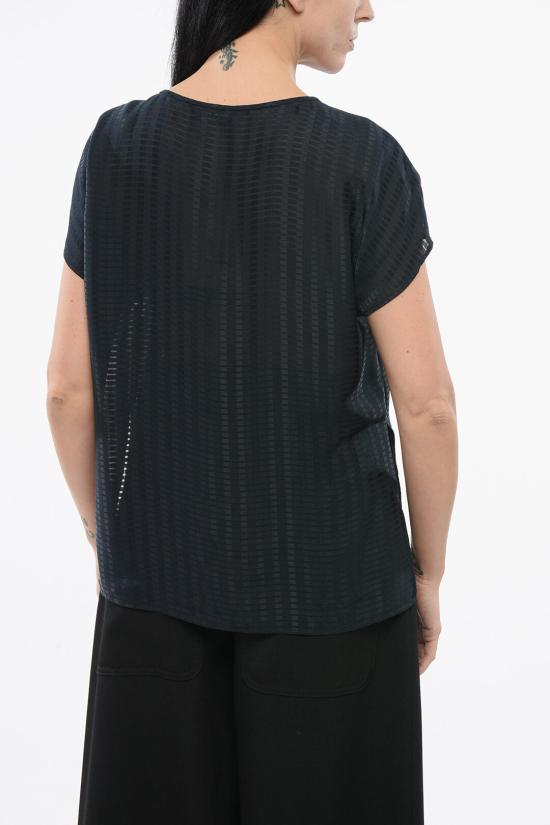  알마니 반팔 티셔츠 E3NK1D F9912 927 Blue - ARMANI