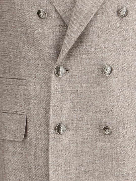 25SS 브루넬로 쿠치넬리 수트 자켓 MW4827BPD2 C2166 BROWN - BRUNELLO CUCINELLI