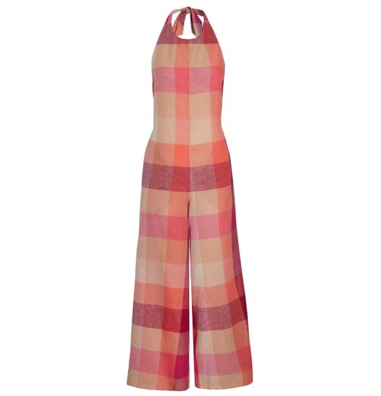  Native Youth 점프수트 네이티브 유스 알마  핑크 멀티 체크 - OTHER BRANDS