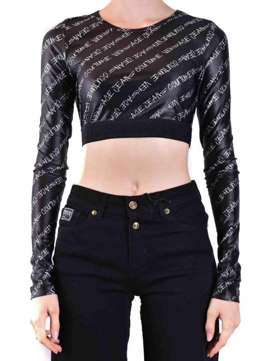  베르사체 긴팔 티셔츠 75HAH218JS219899 Black - VERSACE