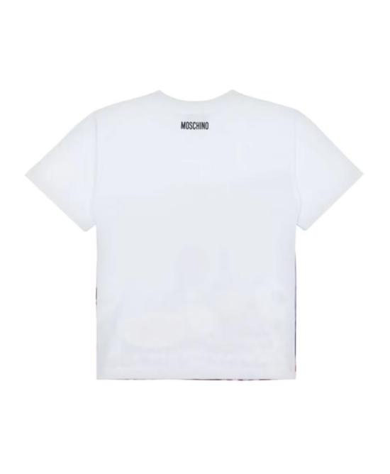 25SS 모스키노 반팔 티셔츠 251ZZ07020241 1001 White - MOSCHINO