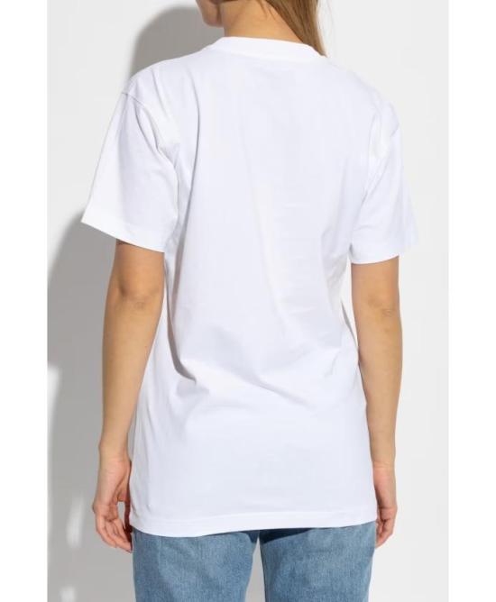 25SS 모스키노 반팔 티셔츠 251ZZ07230241 1001 White - MOSCHINO