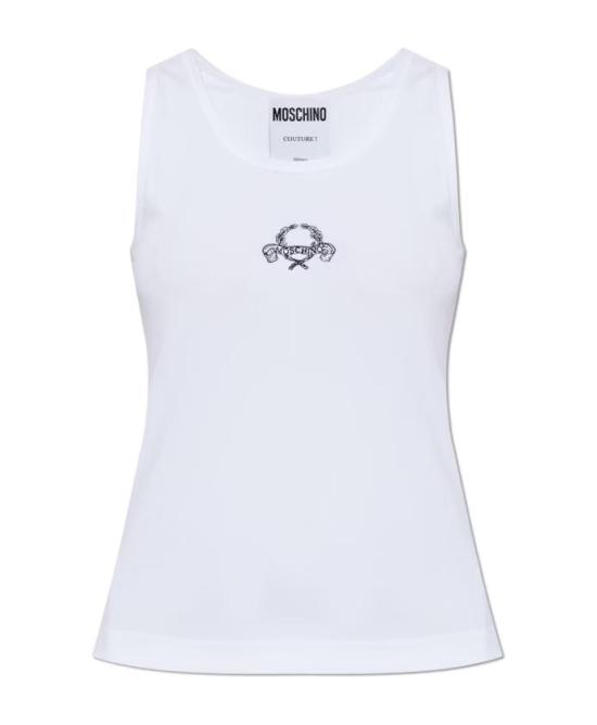 25SS 모스키노 긴팔 티셔츠 251ZZ89050245 1001 White