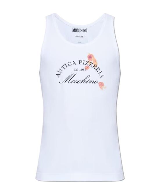 25SS 모스키노 긴팔 티셔츠 251ZZ89070245 1001 White