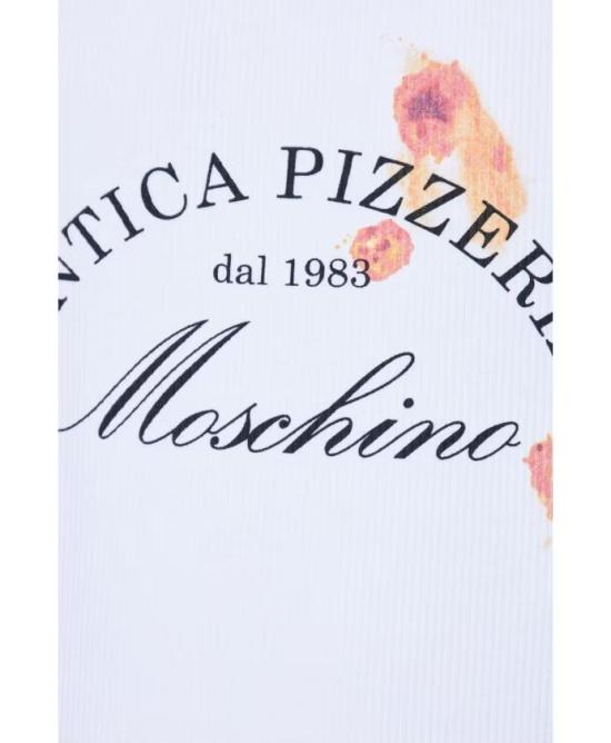 25SS 모스키노 긴팔 티셔츠 251ZZ89070245 1001 White - MOSCHINO