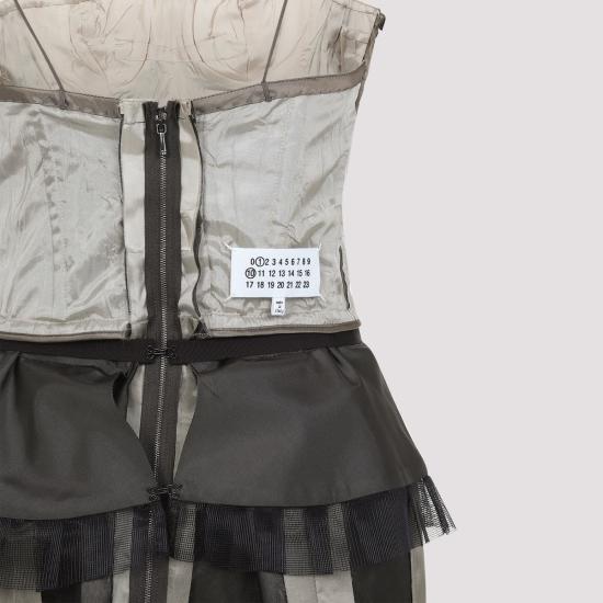 25SS 마르지엘라 미디 원피스 S51DD0025 MTN057 800 GREY - MAISON MARGIELA