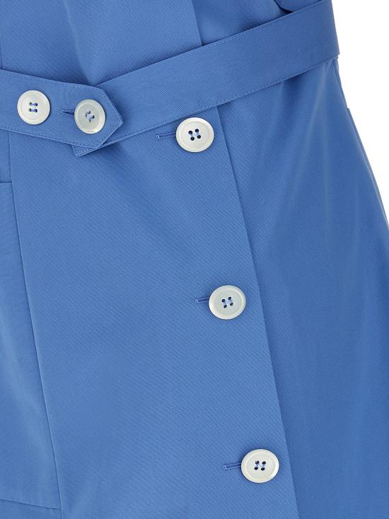 25SS 미우미우 숏 원피스 MF5786SOOO1BMSF0013 Light Blue - MIU MIU