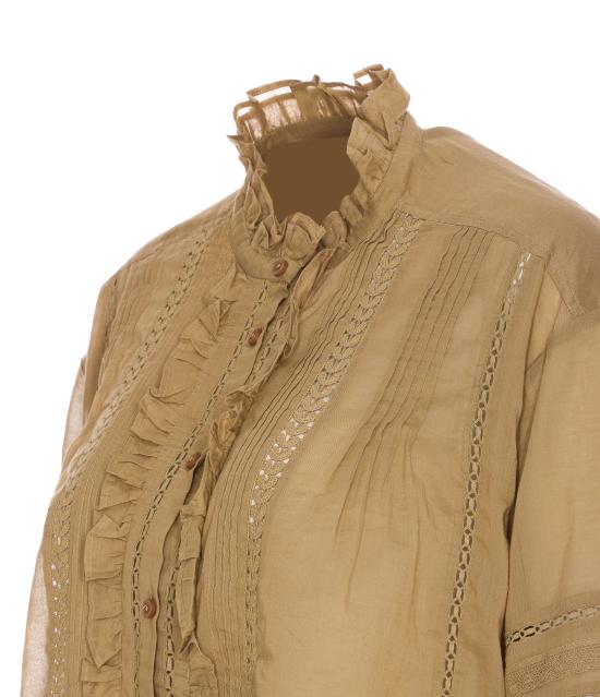 25SS 이자벨마랑에뚜왈 블라우스 CH0201FA C1J15E67LK Beige - ISABEL MARANT ETOILE