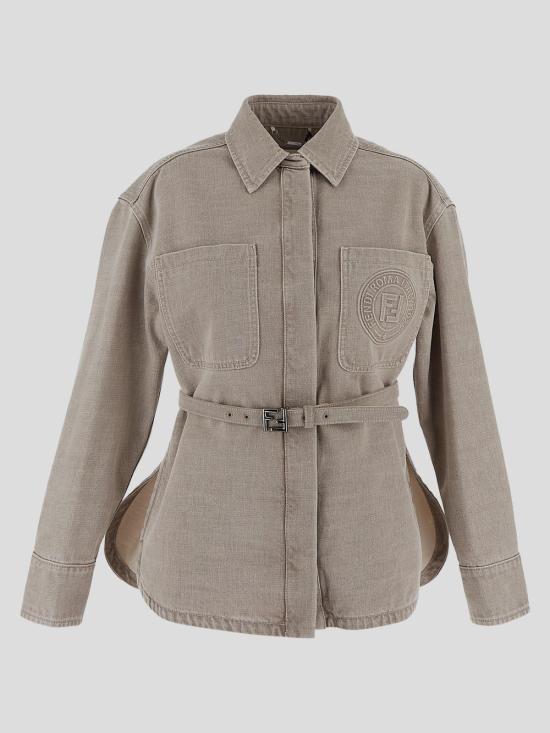 25SS 펜디 셔츠 FLF677 ASMBF1RX9 TOFFEE