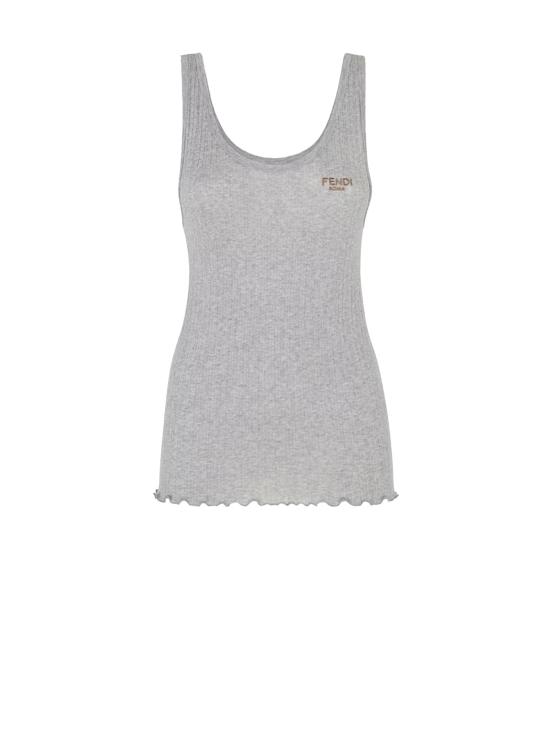 25SS 펜디 민소매 티셔츠 FS9720 ASMJF1RX3 STONE 25