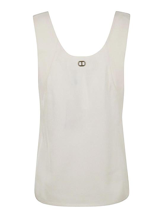  트윈셋 민소매 티셔츠 242TT241211952 White - TWINSET