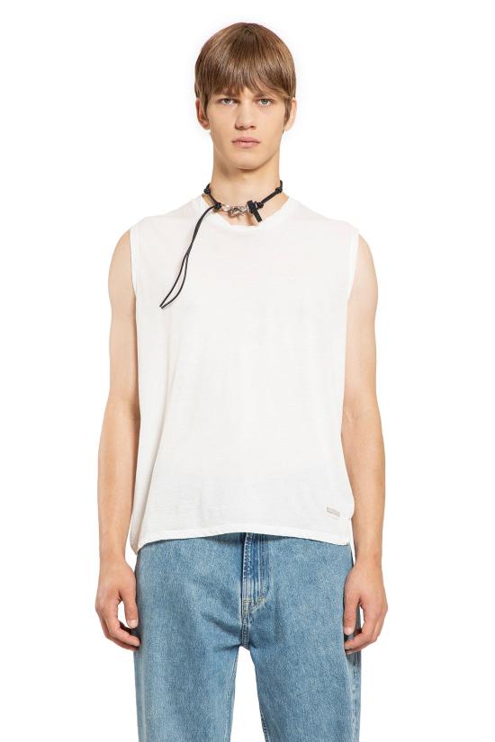 25SS 아워레가시 민소매 티셔츠 M2256BWH WHITE DOM - OUR LEGACY