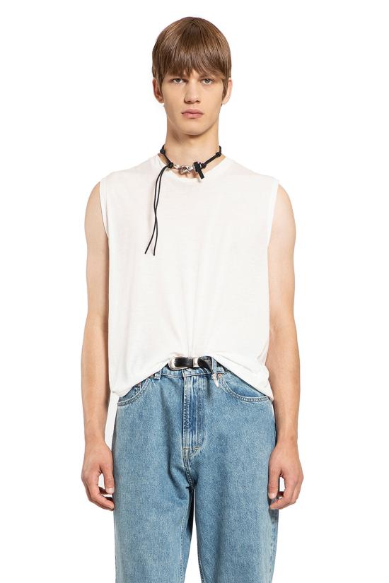 25SS 아워레가시 민소매 티셔츠 M2256BWH WHITE DOM - OUR LEGACY