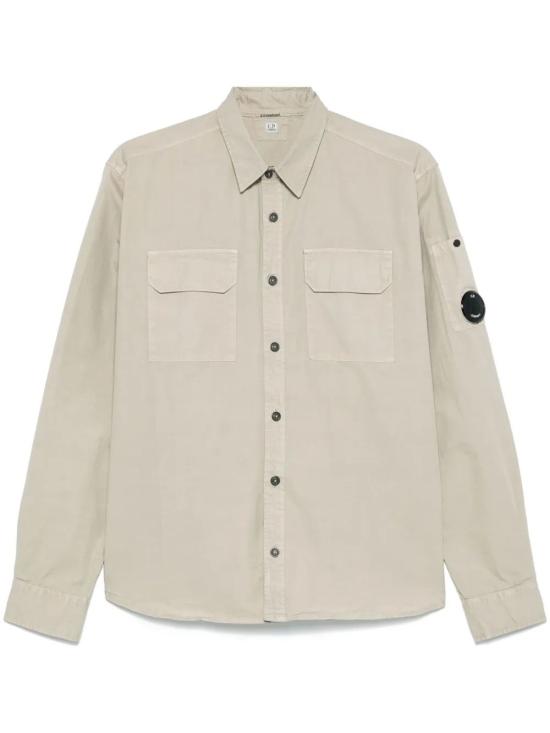 25SS 씨피 컴퍼니 긴팔 셔츠 18CMSH140A110143G327 VINTAGE KHAKI DOM