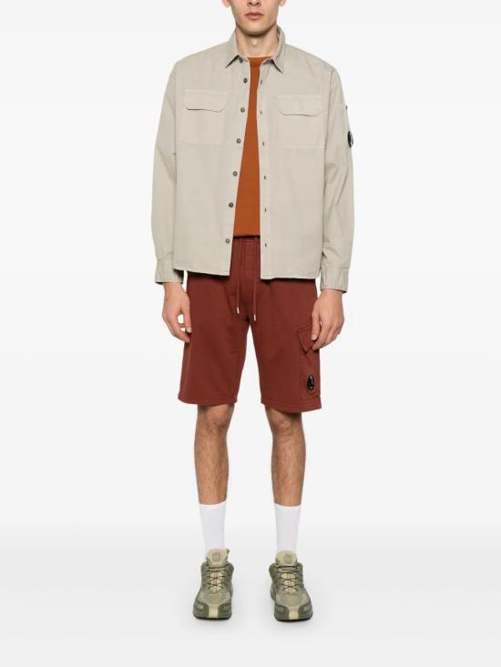 25SS 씨피 컴퍼니 긴팔 셔츠 18CMSH140A110143G327 VINTAGE KHAKI DOM - C.P. COMPANY