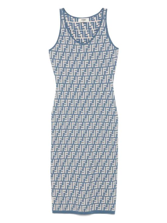 25SS 펜디 미디 원피스 FZDD38AUHW LIGHT BLUE