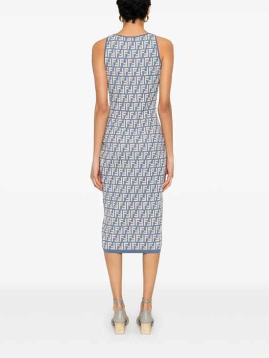 25SS 펜디 미디 원피스 FZDD38AUHW LIGHT BLUE - FENDI