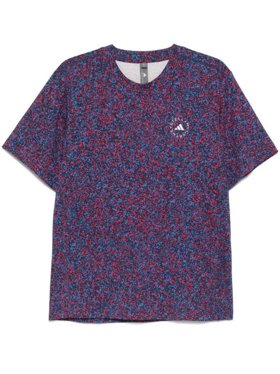 25SS 아디다스 바이 스텔라매카트니 반팔 티셔츠 JJ0083WHITEACTRED Blue